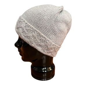 3/$15 Talbots Gray Soft Knit Beanie Hat